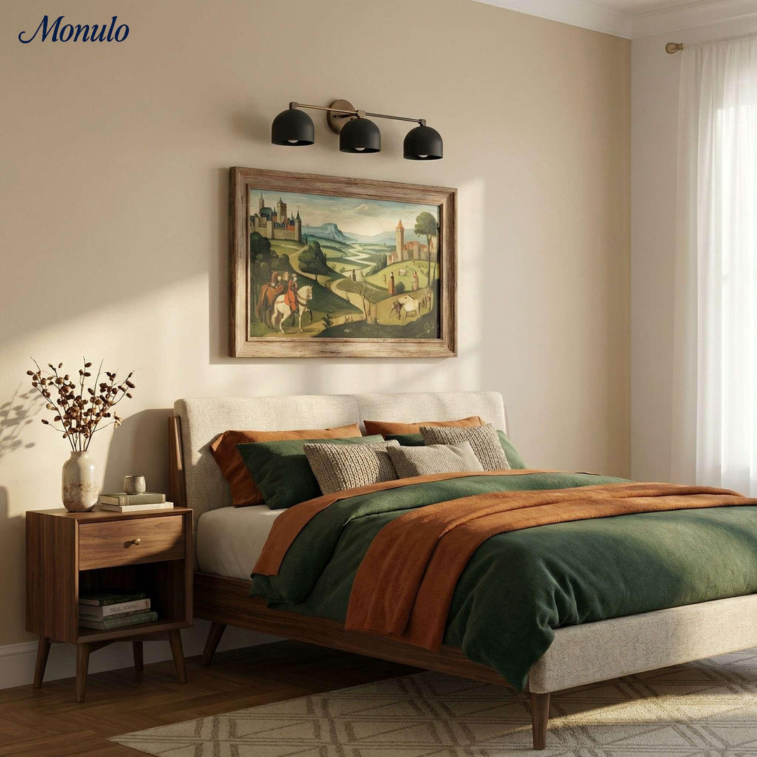 Aplique de pared Metio Dome para tocador – Lámpara de estilo Mid-Century para baño