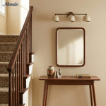 Cargar imagen en el visor de la Galería, Aplique de pared Metio Dome para tocador – Lámpara de estilo Mid-Century para baño