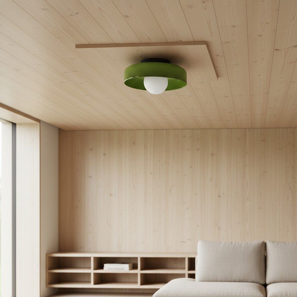 Verdoma Morandic Scheiben-Orb Wand- und Deckenlampe für moderne Innenräume