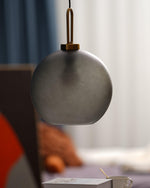 Bild in Gallery-Viewer laden, Copper-Plated Glass Plug-In Swag Pendant