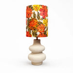 Load image into Gallery viewer, Liberty floral ceramic table lamp SKU image on white background