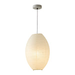 Bild in Gallery-Viewer laden, Traditionelle Japandi Wabi-Sabi Elliptische Papier Pendelleuchte
