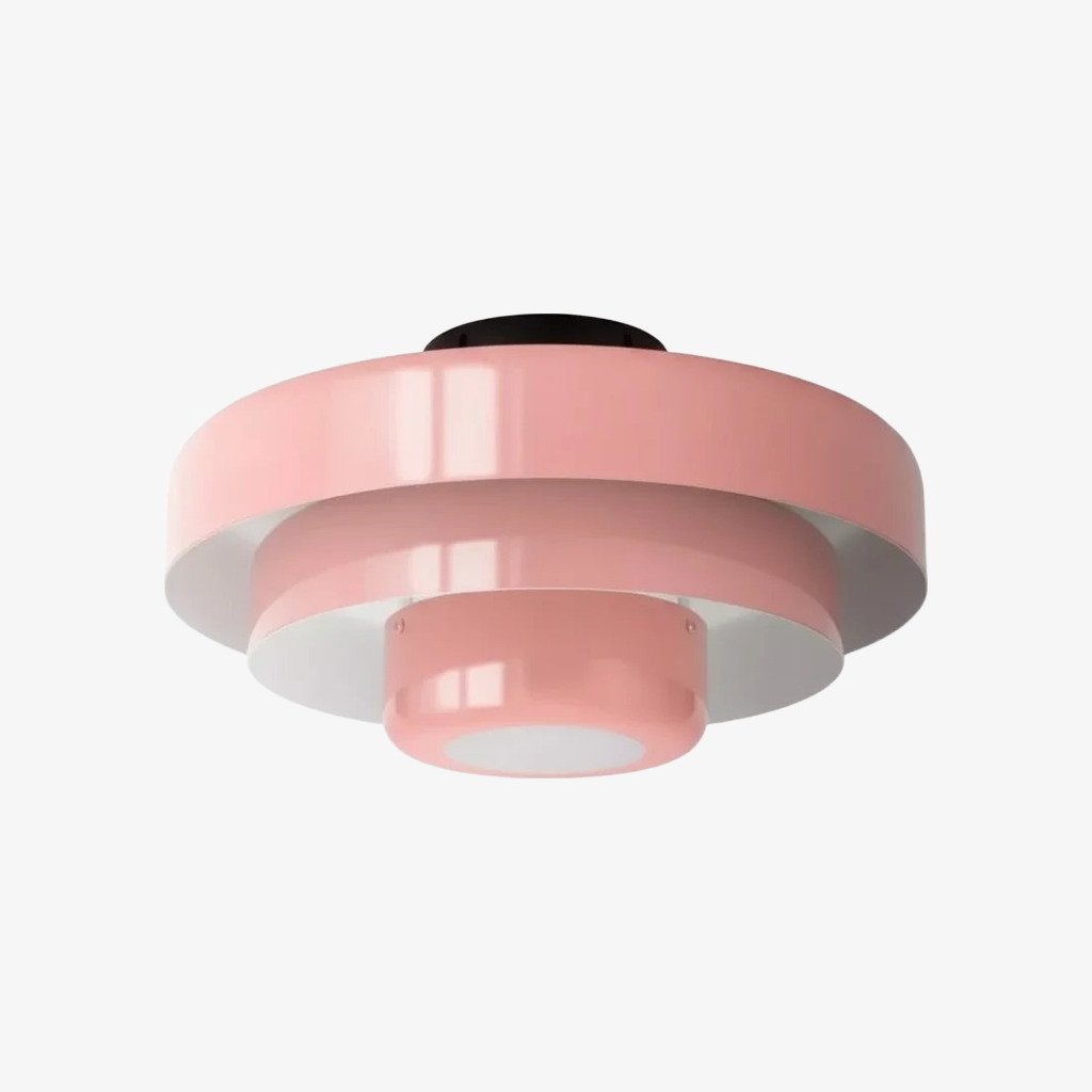 Veleora dreistufige skulpturale Deckenlampe im Bauhaus-Stil für Wohnzimmer und Schlafzimmer