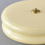 Cargar imagen en el visor de la Galería, Lámpara de Techo Curva Suave Opalix – Lámpara Decorativa de Techo Inspirada en el Art Decó para Espacios Interiores N08