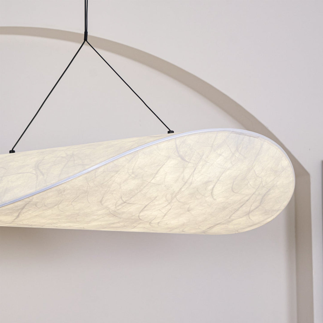 Cloudlike Mulberry Silk Plug-In Pendant Light