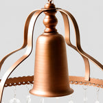 Cargar imagen en el visor de la Galería, Close view of the copper-toned metal crown