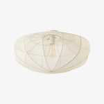 Load image into Gallery viewer, Lumifil Draped Mesh Ceiling Light – Boho Rustic Textured Shade Lamp for Living Room or Bedroom