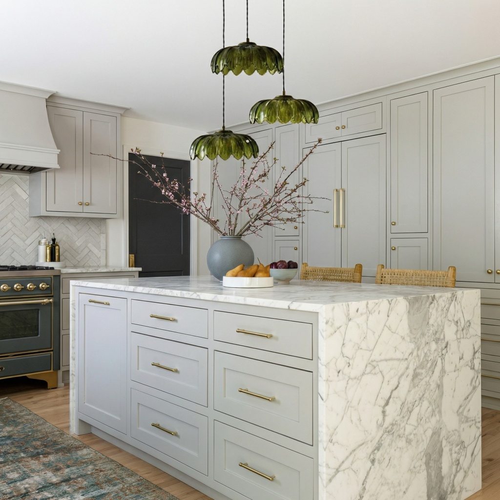 Suspension en Verre Artistique Aridia en Forme de Feuilles de Palmier pour Couloir Cuisine et Salon