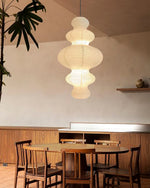 Load image into Gallery viewer, Stacked Mulberry Paper Swag Pendant