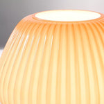 Cargar imagen en el visor de la Galería, Lámpara de mesa Novarise de vidrio acanalado: iluminación decorativa de vidrio texturizado
