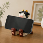 Cargar imagen en el visor de la Galería, Wooden animal phone stand scene view