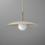 Charger l&#39;image dans la visionneuse de galerie, Suspension minimaliste Curva Metal Disc Line – Luminaire suspendu de style moderne pour la maison et les espaces commerciaux
