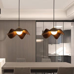 Bild in Gallery-Viewer laden, Leaf Vein Glass Plug-In Pendant Lamp