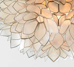Load image into Gallery viewer, Florina Petal Flush Mount Light – Decorative Shell Petal Ceiling Fixture
