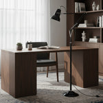 Charger l'image dans la visionneuse de galerie, Lampe sur pied réglable Modryx Classic aux lignes raffinées – Design fonctionnel moderne pour usage intérieur à la maison