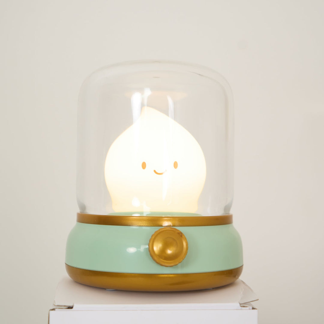 Luz nocturna pequeña LED con forma de llama