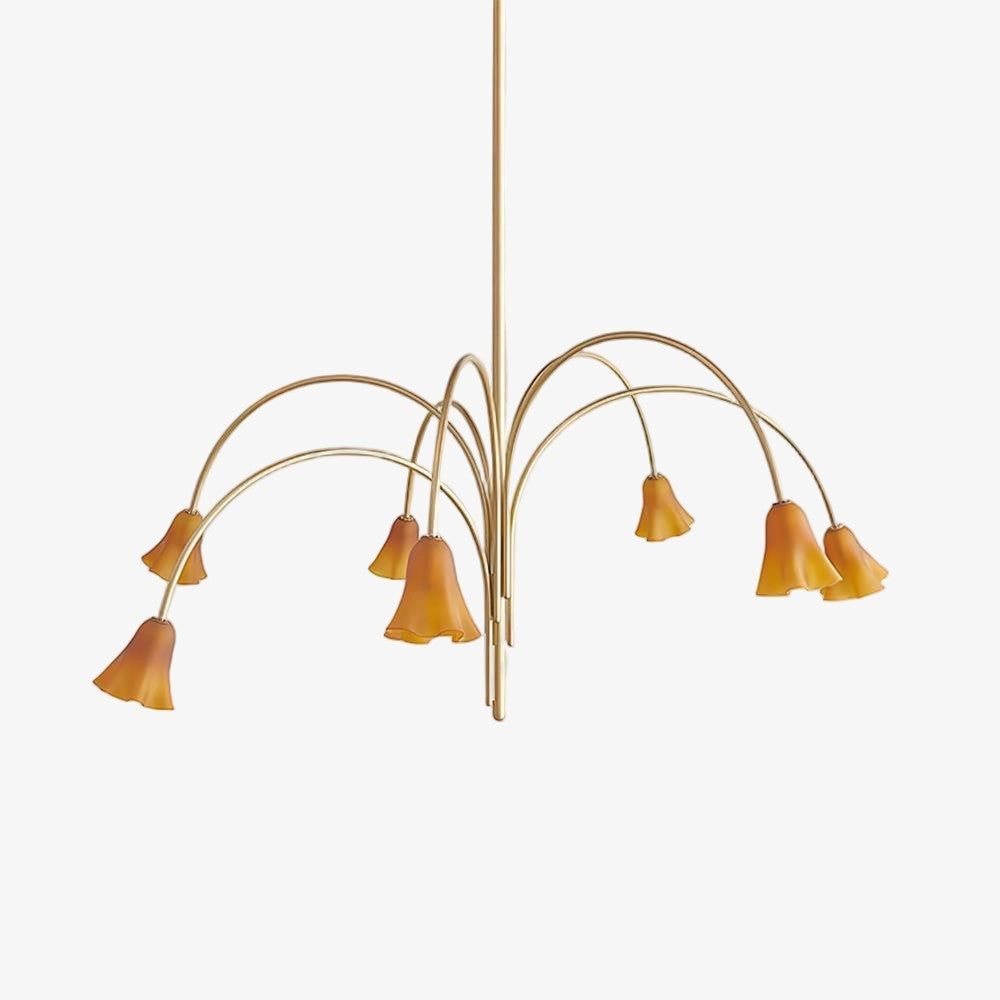 Bellina Modern Blooming Flower Chandelier – Soft Ambient Lighting for Contemporary Spaces