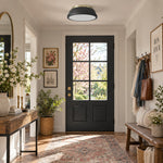 Charger l'image dans la visionneuse de galerie, Metal Flush Mount Ceiling Fixture with Frosted Diffuser