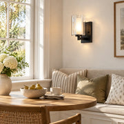 Double Glass Sconces, Set of 2 with three finishes and layered glass - New2609-1024570 interior scene