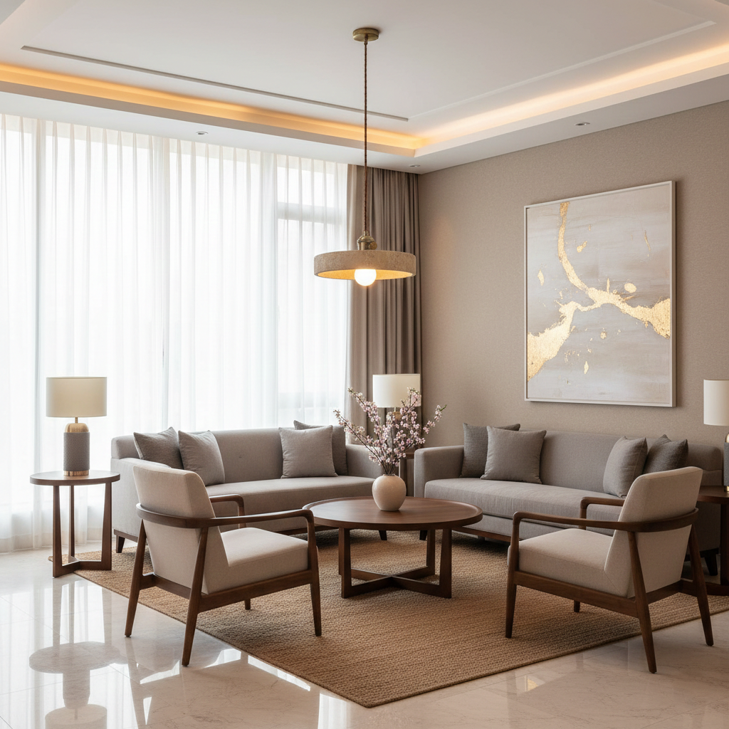 Alagusmo Minimalist Travertine Pendant Light