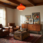 Charger l'image dans la visionneuse de galerie, Lampe suspendue en verre sculptural Cirren - Luminaire décoratif moderne pour espaces de vie