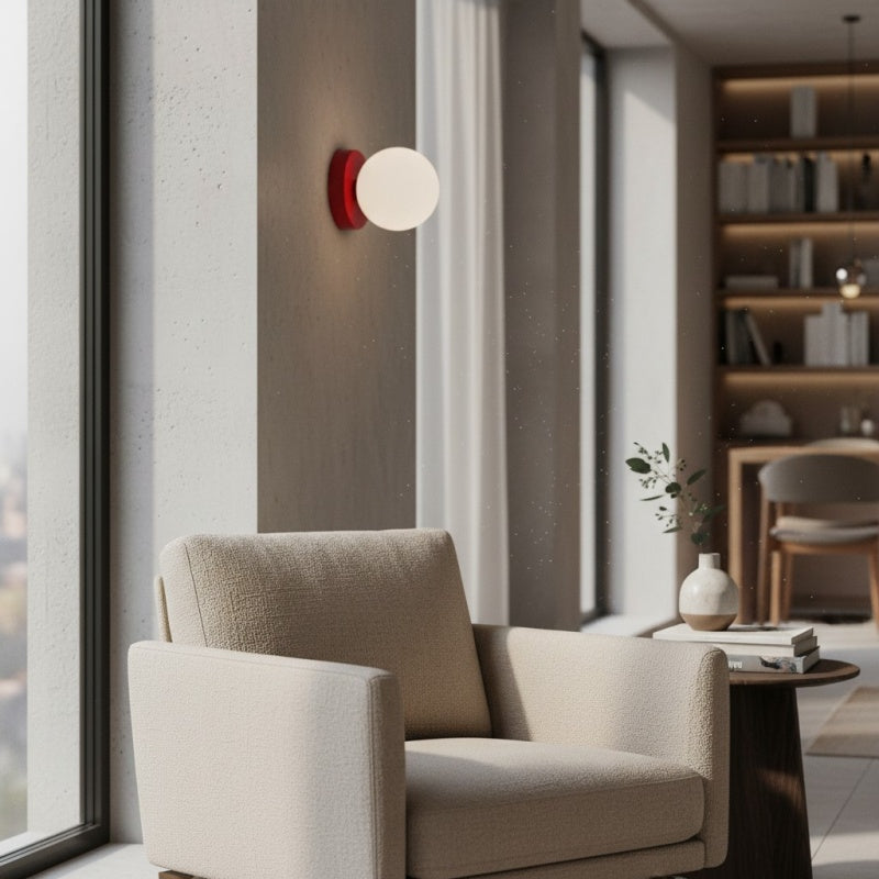 Lampe murale douce Nuevola style moderne - Utilisation salon chambre