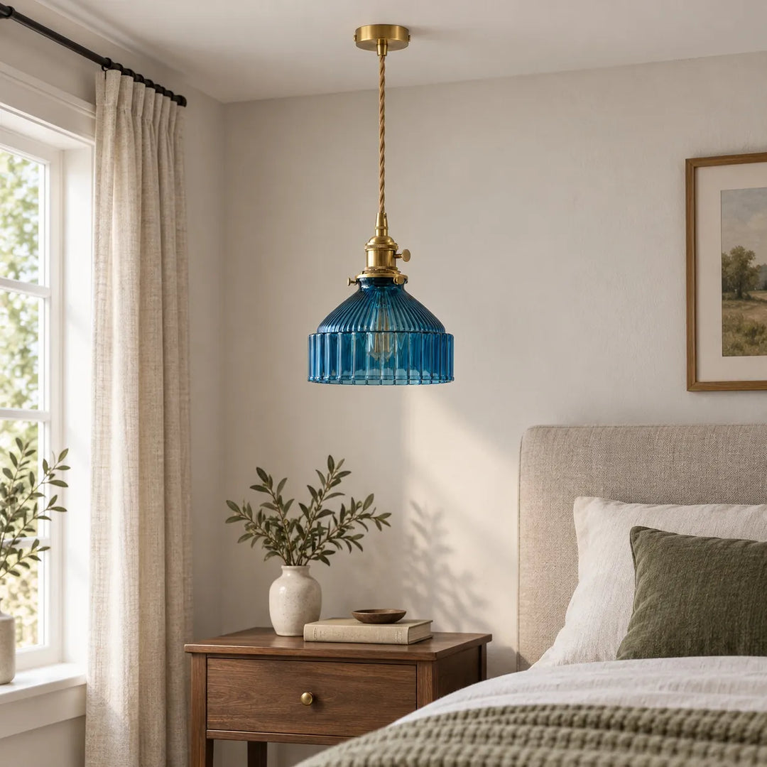 Colored Glass Pendant Light