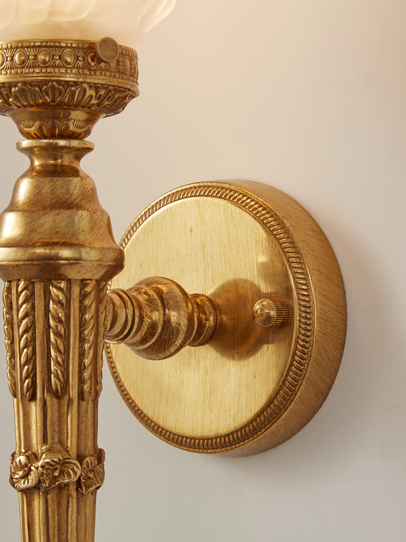 Moderne Alabaster-Wandlampe – Französische elegante Wandleuchte für Schlafzimmer, Wohnzimmer, Flur