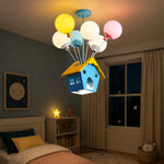 Bild in Gallery-Viewer laden, Colorful Balloon House LED Pendant Light for Kids Rooms