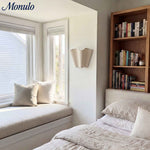 Load image into Gallery viewer, Oslan Scalloped Wall Sconce - Classic Linen Shade Modern Accent