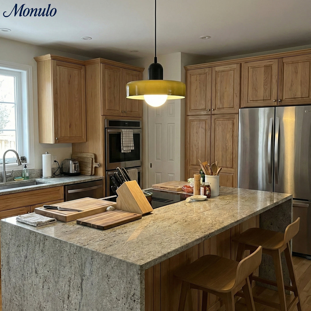 Verdoma Morandi Scheiben-Glas-Hängeleuchte für modernes Ess- und Wohnzimmer