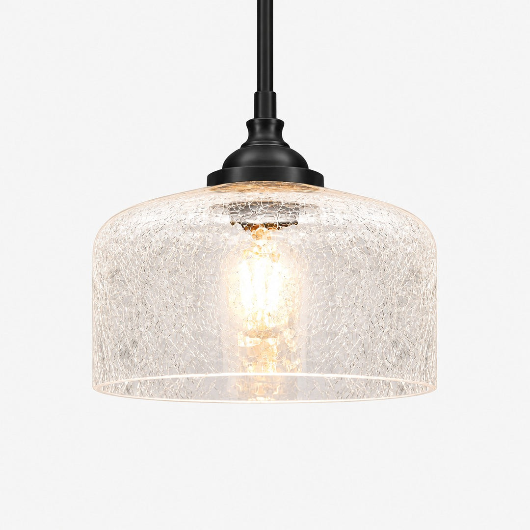Vintage Adjustable Glass Pendant Light