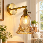 Cargar imagen en el visor de la Galería, Glass Flower Vase Pendant Light