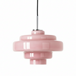 Load image into Gallery viewer, Koloro Modern Art-Inspired Curved Glass Pendant Fixture - Transitional Style Lighting for Living Spaces
