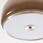 Load image into Gallery viewer, Liora Amber Glass Bauhaus Flush Mount Ceiling Light