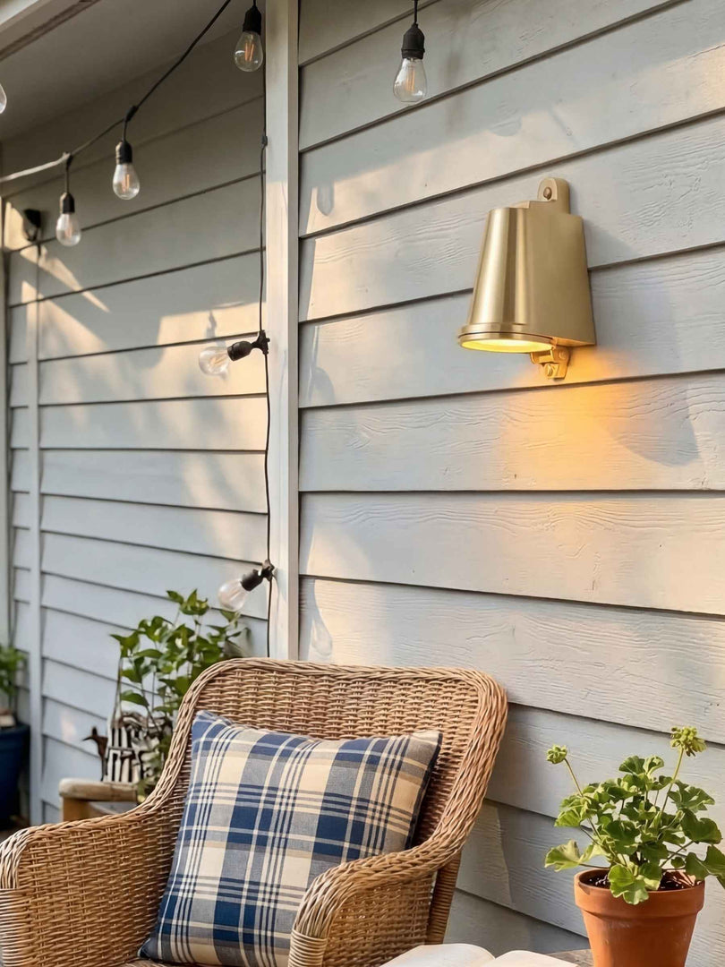 Industrial Outdoor Wall Light – Waterproof Sconce with Bluebell Shape