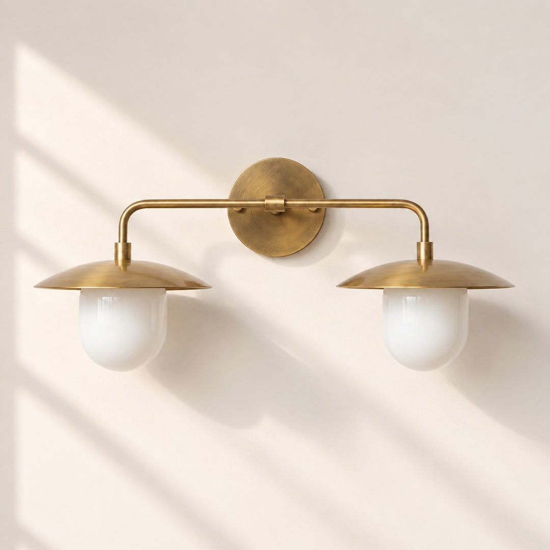 Sculptural Multi-Head Design Metal Glass Wall Light