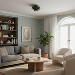 Bild in Gallery-Viewer laden, Veleora dreistufige skulpturale Deckenlampe im Bauhaus-Stil für Wohnzimmer und Schlafzimmer