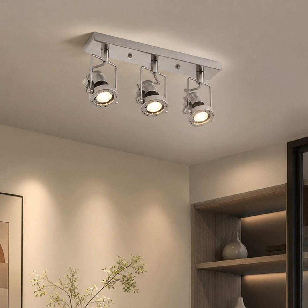Bauhaus Brushed Nickel Adjustable Spotlight