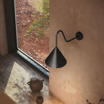 Bild in Gallery-Viewer laden, Skulpturale Kegel-Wandlampe – Retro-inspirierte Minimalistische Dekorative Ambientebeleuchtung für Wohnzimmer