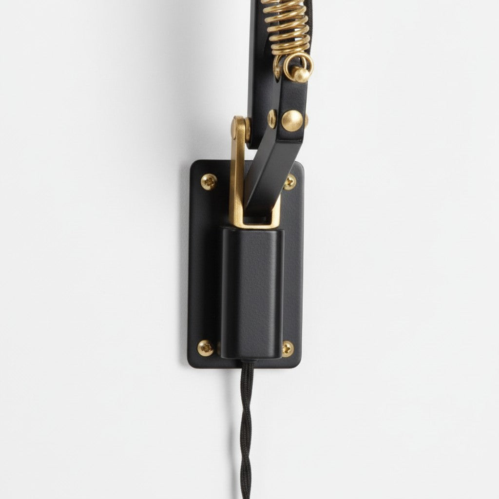 Lampe murale moderne réglable Modryx avec support Abat-jour en aluminium élégant pour espace de vie