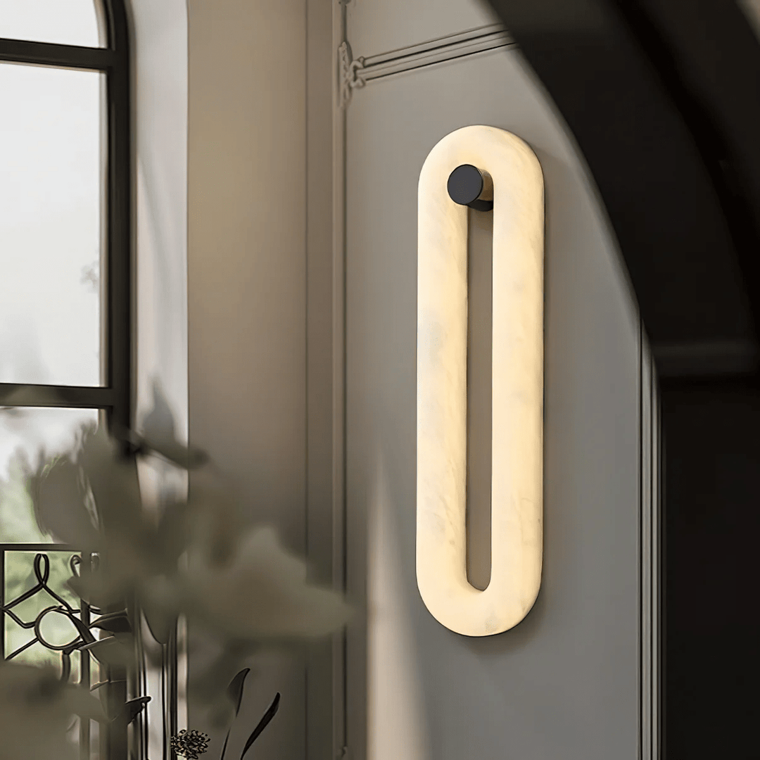 Luz de pared Alabaster Loop
