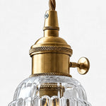 Cargar imagen en el visor de la Galería, Brass socket and twisted cord detail