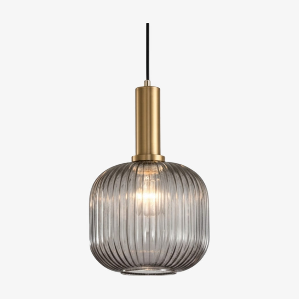 Verdoma Vintage Lantern Stained Glass Pendant Light - Retro Design for Dining Room Kitchen Living Space