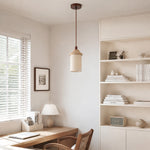 Load image into Gallery viewer, Travertine Pendant Light with Natural Stone Texture