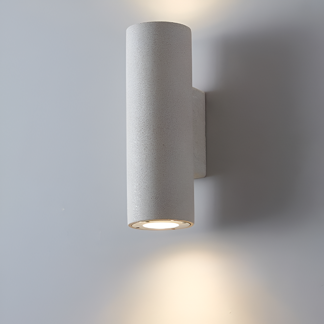 Mitternachtsglühen minimalistische Zement Innen- und Außenwandleuchte