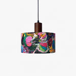 Bild in Gallery-Viewer laden, Painterly Floral medium fabric drum pendant