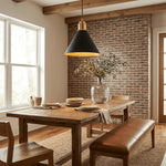 Bild in Gallery-Viewer laden, Turned Wood Conical Plug-In Pendant
