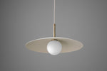 Charger l&#39;image dans la visionneuse de galerie, Suspension minimaliste Curva Metal Disc Line – Luminaire suspendu de style moderne pour la maison et les espaces commerciaux
