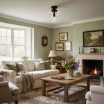 Charger l&#39;image dans la visionneuse de galerie, Glorica Glass Flush Mount Light - Globe Ceiling Fixture Modern
